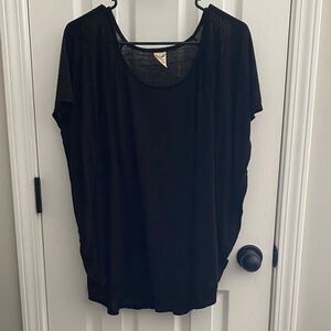 Faded Glory Women's Classic Black Short Sleeve Top